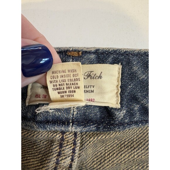 Abercrombie & Fitch Y2K Vintage Low Rise Flare Leg Boot Cut Jeans Womens Size 12 - Picture 9 of 11